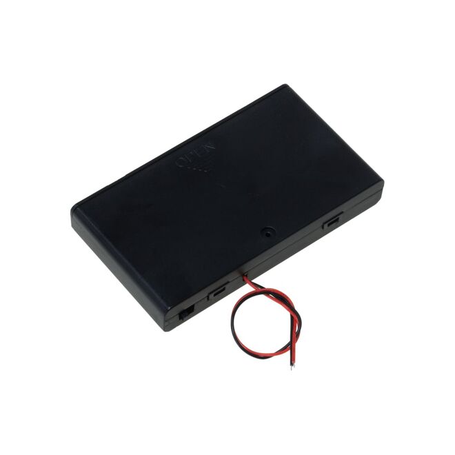 8'li AA Pil Yuvası (Kapaklı ve Switchli) - Pil Yatağı - 5