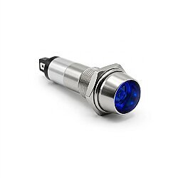 8mm Pano Sinyal LED'i 12V Mavi 