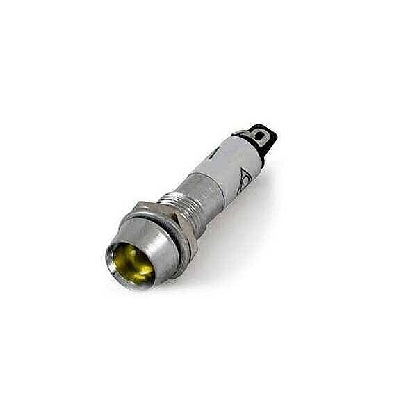 8mm Pano Sinyal LED'i 12V Sarı - 1