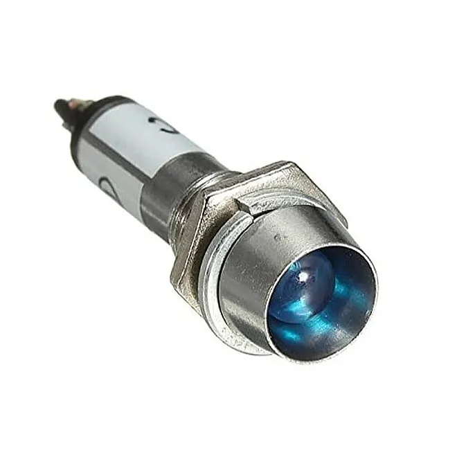 8mm Pano Sinyal LED'i 220V Mavi - 1