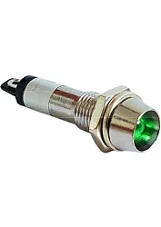 8mm Pano Sinyal LED'i 220V Yeşil 