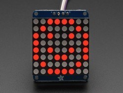 8x8 1.2 Inch Küçük I2C Bağlantılı Led Matris (Kırmızı) - 3