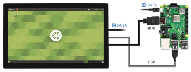 9 inç QLED Quantum Dot Ekran - Kapasitif Dokunmatik - 1280 × 720, G + G Sertleştirilmiş Cam Panel - 6