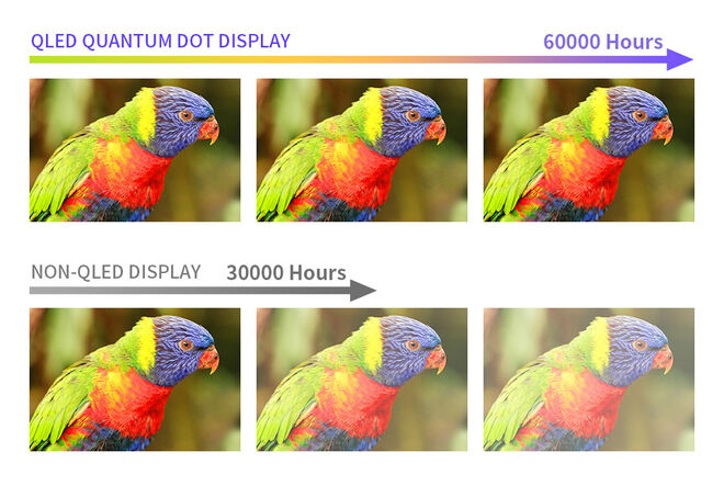 9 inç QLED Quantum Dot Ekran - Kapasitif Dokunmatik - 1280 × 720, G + G Sertleştirilmiş Cam Panel - 9
