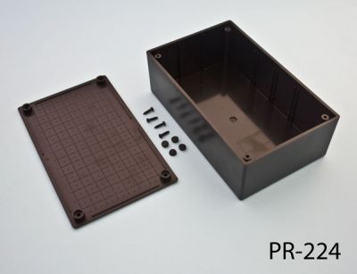 96 x 158 x 53 mm Proje Kutusu (Siyah) - 2