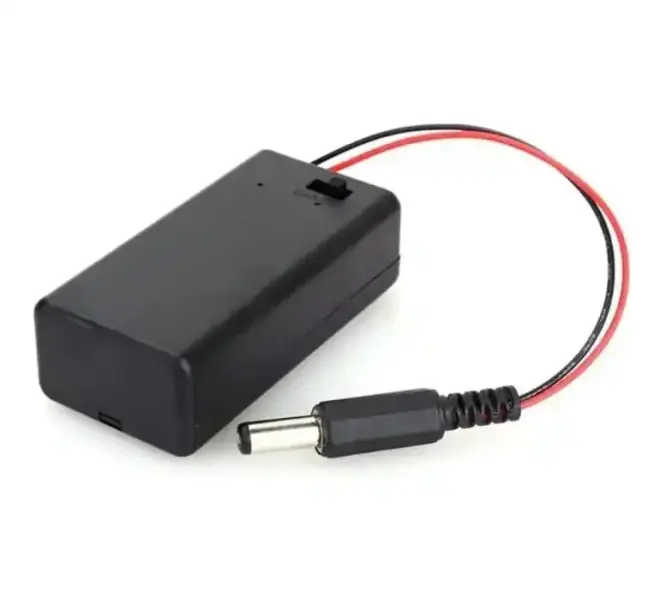 9V Covered Battery Holder - Battery Case - Robotistan