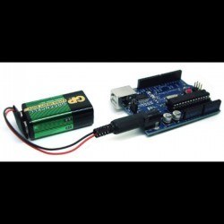 9 V Pil Barrel Dönüştürücü Kablo - 9 V to DC Barrel Adapter - 2