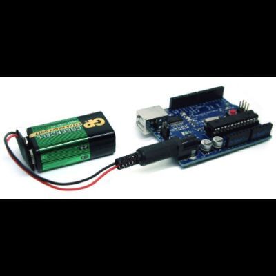 9 V Pil Barrel Dönüştürücü Kablo - 9 V to DC Barrel Adapter - 2