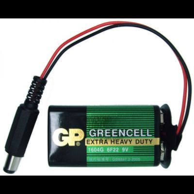 9 V Pil Barrel Dönüştürücü Kablo - 9 V to DC Barrel Adapter - 3