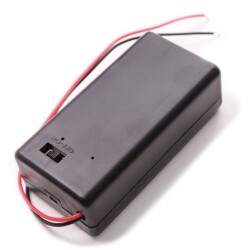 9 V Pil Yuvası (Kutulu ve Switchli) - Pil Yatağı 