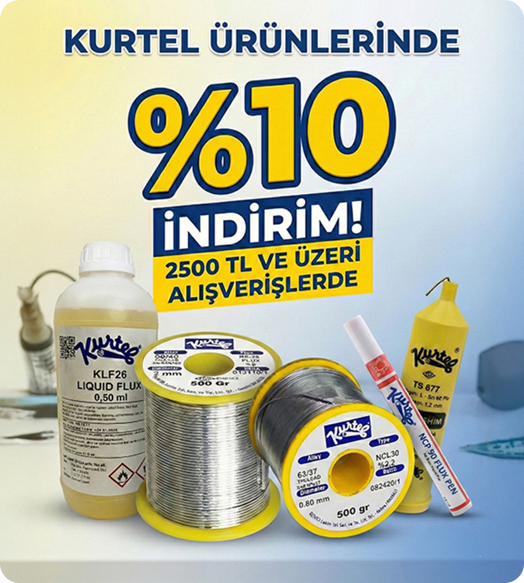 Kurtel ürünlerinde indirim 