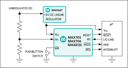 max705 - dip8 entegre örnek proje