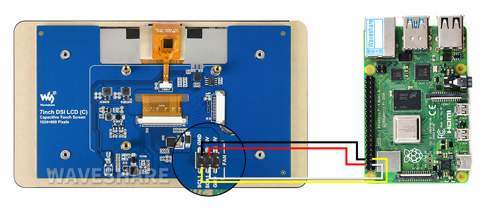 7inch DSI LCD Display Module