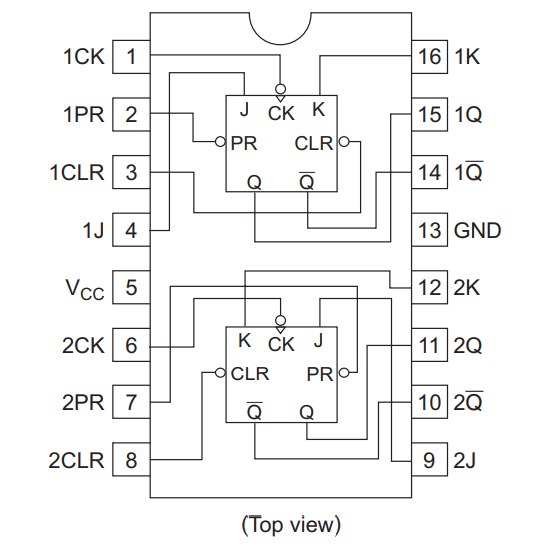 HD74HC76P DIP Entegre