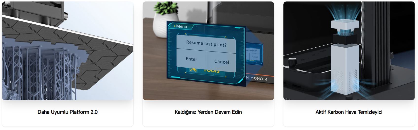 Anycubic Photon Mono 4 - Detay