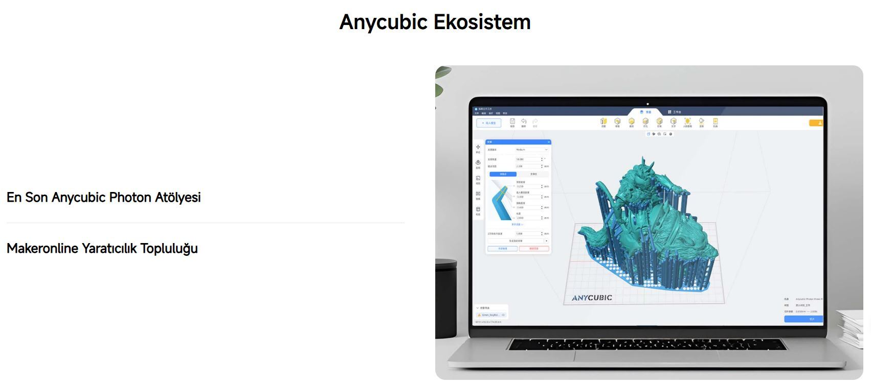 Anycubic Photon Mono 4 - Boyutlar
