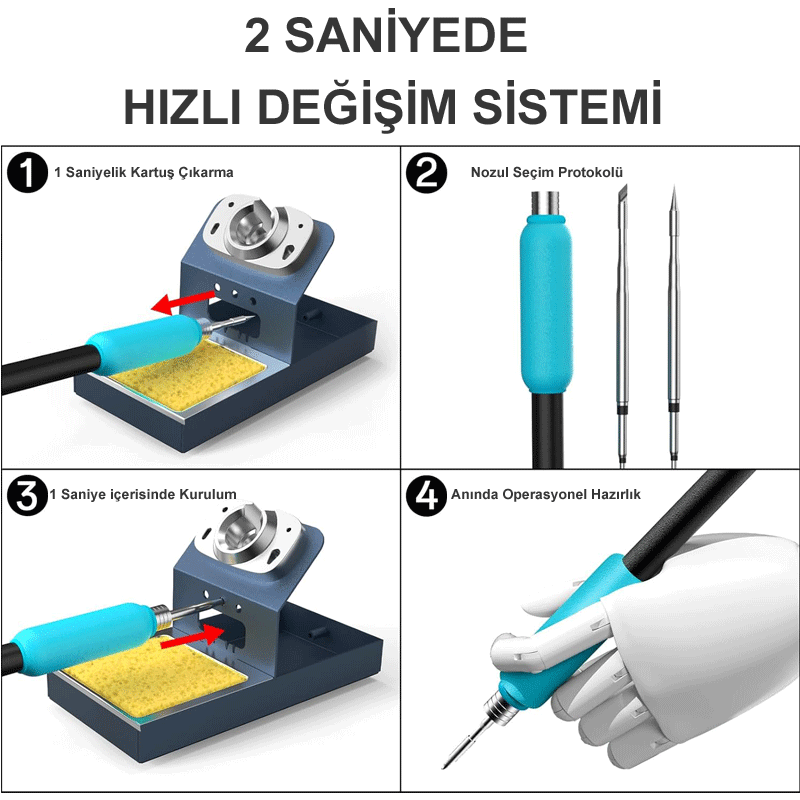 Bakon 852MX Intelligent 2in1 Soldering Station