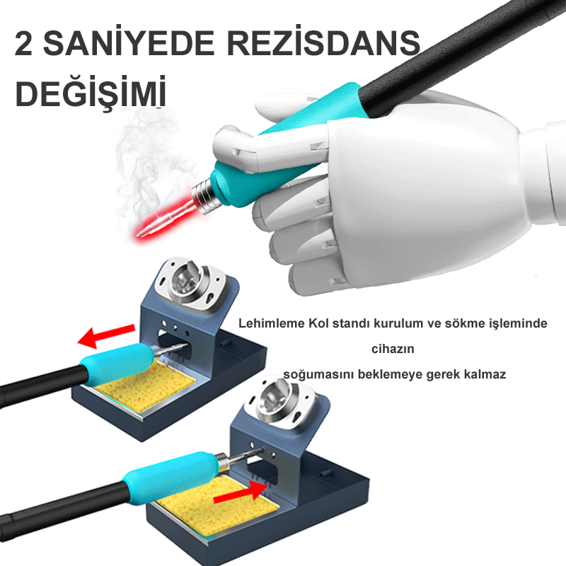 Bakon 852MX C210 Soldering and Hot Air Station