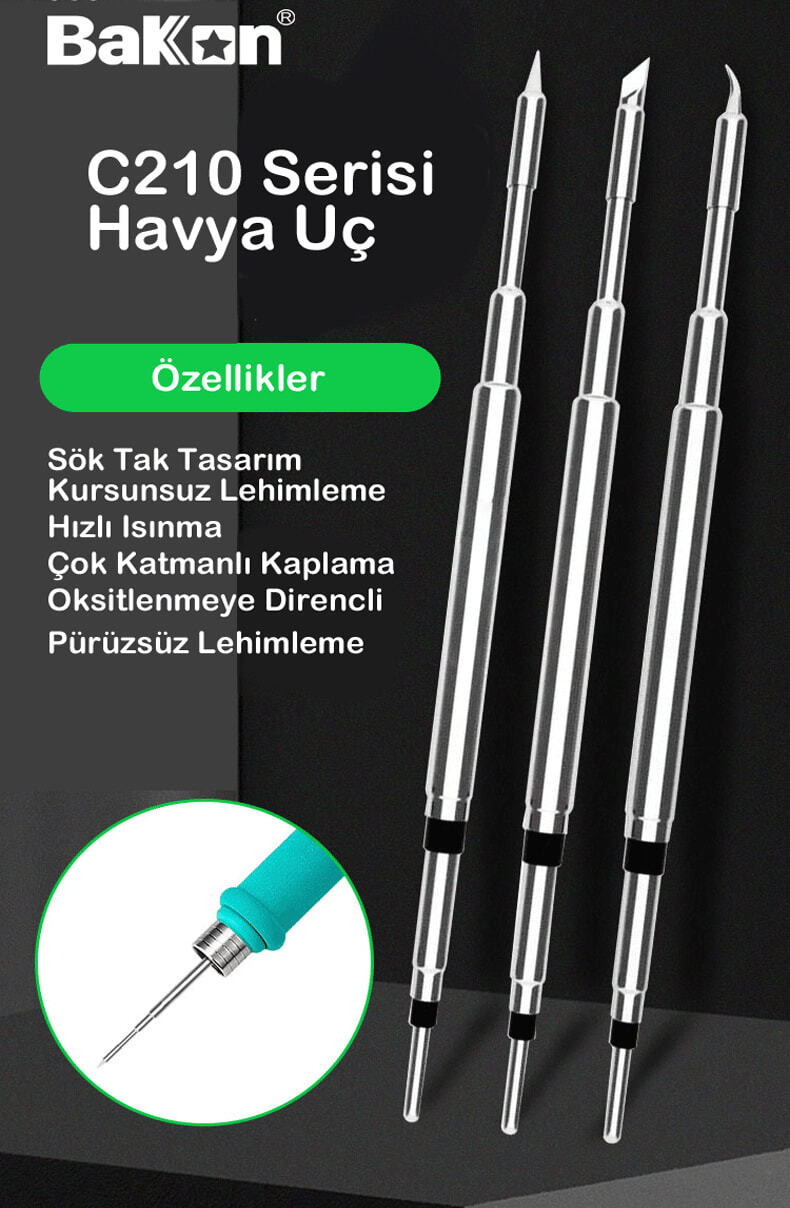Bakon C210-IS Soldering Tip