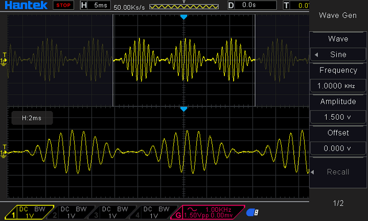 Hantek DSO4104B 100MHz 4-Channel Digital Oscilloscope