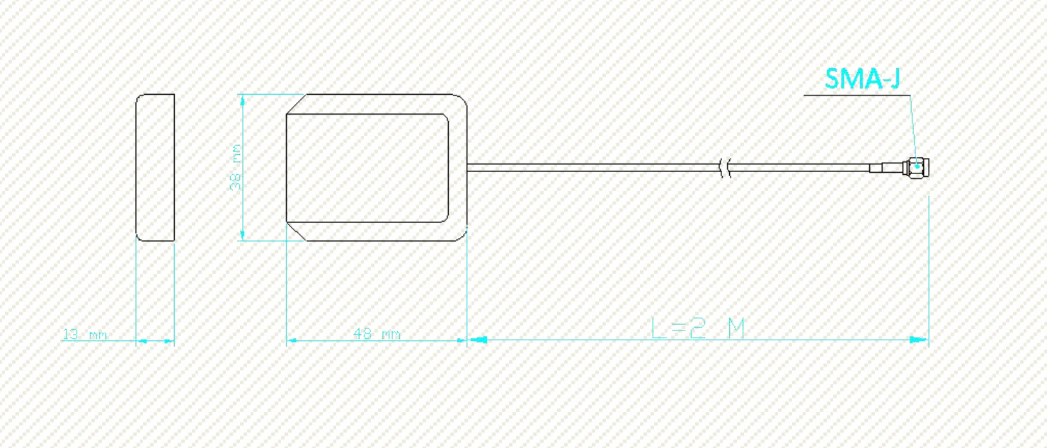 Antenna Home AHGG.101 GPS BD Kutulu Harici Anten SMA