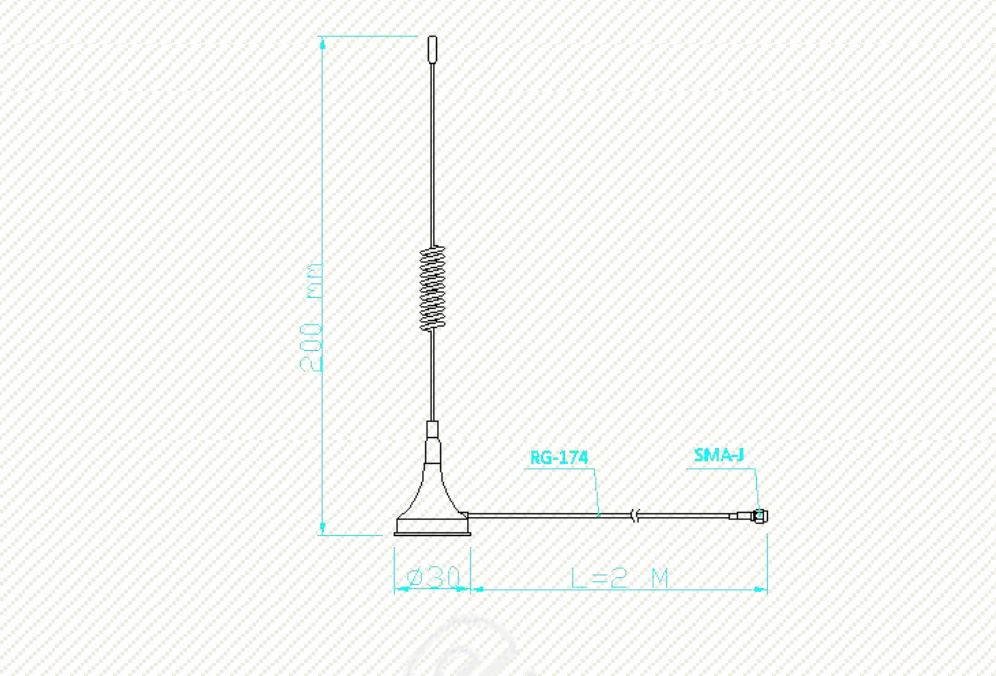 Antenna Home AH3G.402 4G NB-IoT Metal Spring Antenna