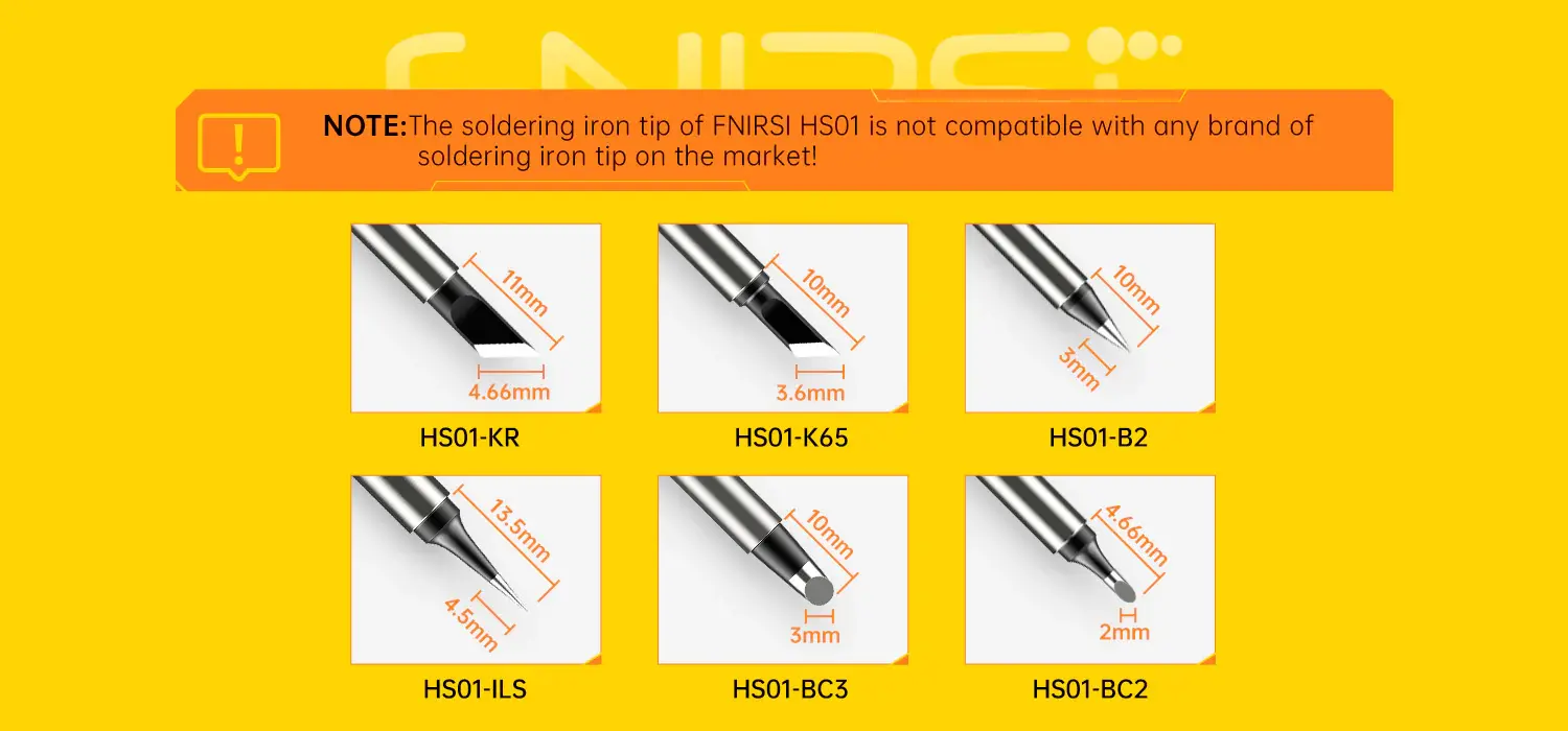 Fnirsi HS01 Replacement Soldering Tip HS01-K65