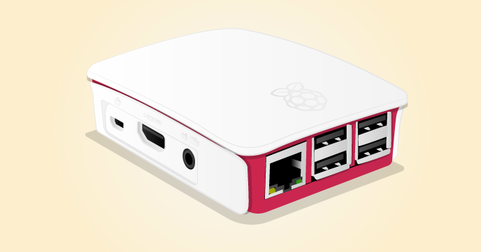 raspberry pi orijinal muhafaza kutusu - beyaz, kırmızı
