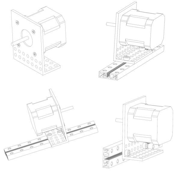 42BYG step motor bağlantı şeması