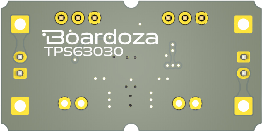 Boardoza TPS63030 Buck-Boost Dönüştürücü Kartı Arka Taraf