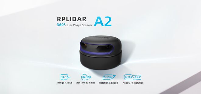 A2M12 RPLIDAR 360° Lazer Tarayıcı - 12 Metre - 1