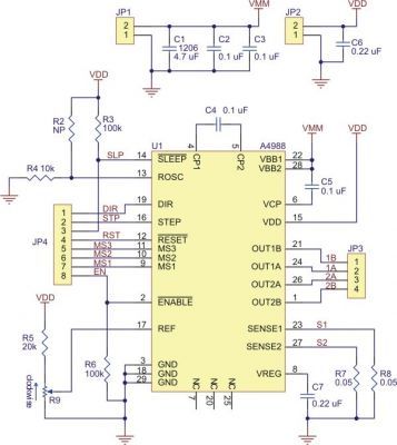 A4988 Step Motor Sürücü Kartı PL-1182 - 4