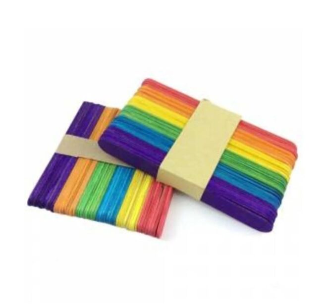 Abeslang - Karışık Renkli Spatula 15 cm - 54 Adet - 1