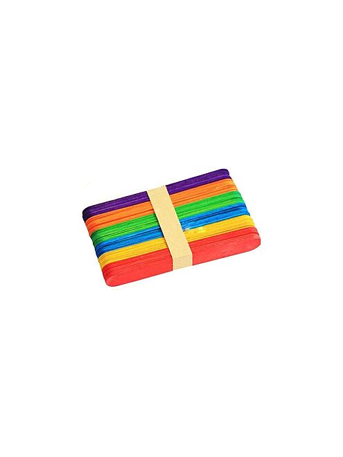 Abeslang - Karışık Renkli Spatula 15 cm - 50 Adet - 1