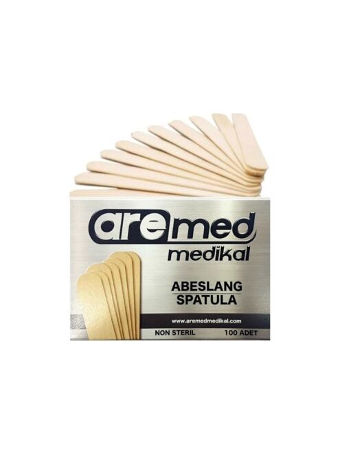 Abeslang Non steril Spatula 100 Adet Ahşap 14 cm - 1