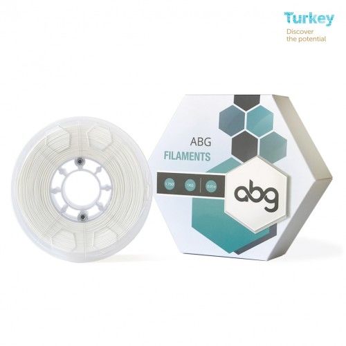 ABG 1.75 mm Beyaz PLA Filament - 1