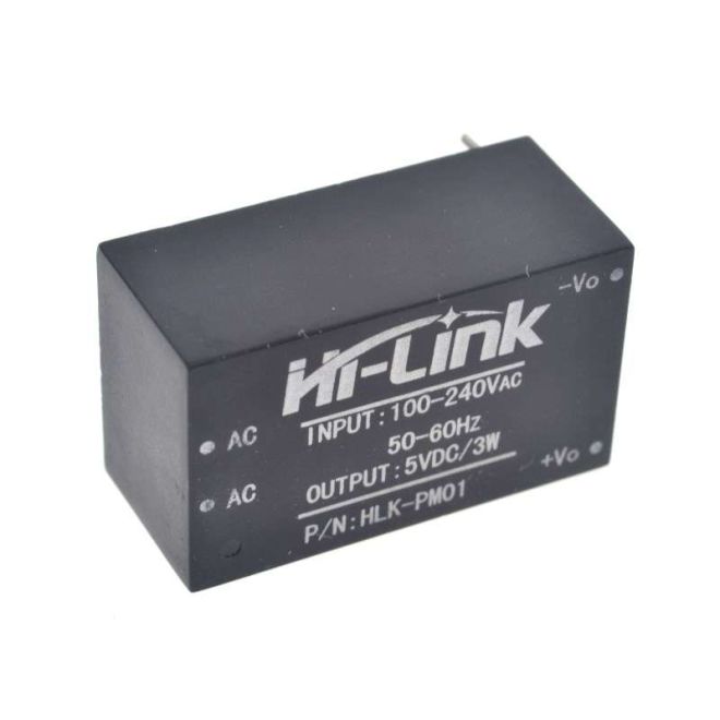 AC 220V - DC 5V Converter 3W Power Supply HLK-PM01 - 1