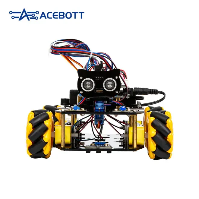 Acebott ESP32 Omni Tekerlekli Akıllı Robot Araba Başlangıç Seti - QD001 - 4