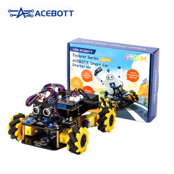 Acebott ESP32 Omni Tekerlekli Akıllı Robot Araba Başlangıç Seti - QD001 - 1