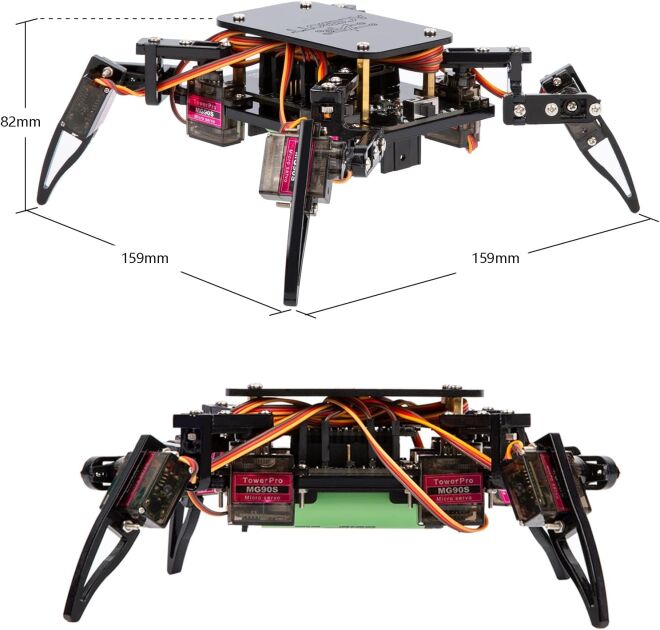 ACEBOTT ESP8266 Quadruped Bionic Spider Robot Kit - QD020 - 6