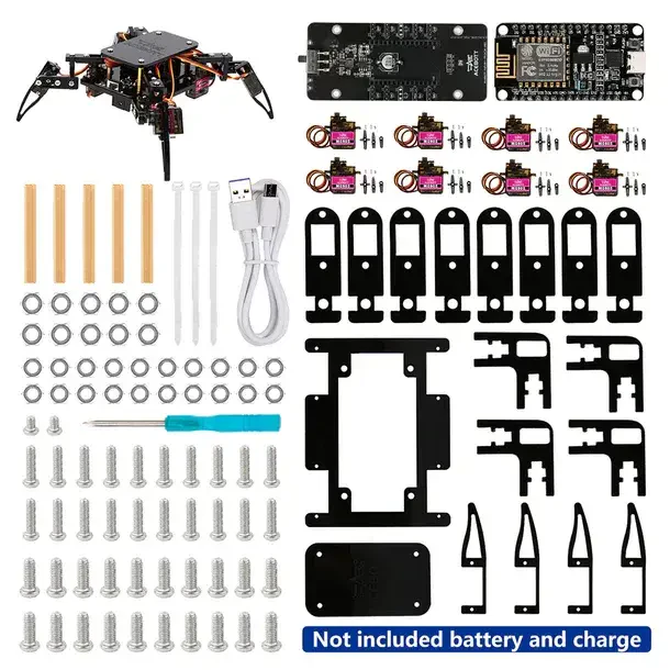 ACEBOTT ESP8266 Quadruped Bionic Spider Robot Kit - QD020 - 7
