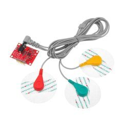 AD8232 EMG Heart Rate Pulse Graph Monitoring ECG Module Kit - 7