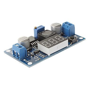 Adjustable 3A Step-Down Voltage Regulator LM2596 With 7 Segment Displays - 1