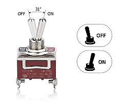 Ağır Hizmet Toggle Anahtar 2P ON-OFF - 2