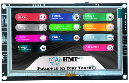 AIR1024X600S101_A 10.1inch Resistive Touch Advanced HMI Display - 1