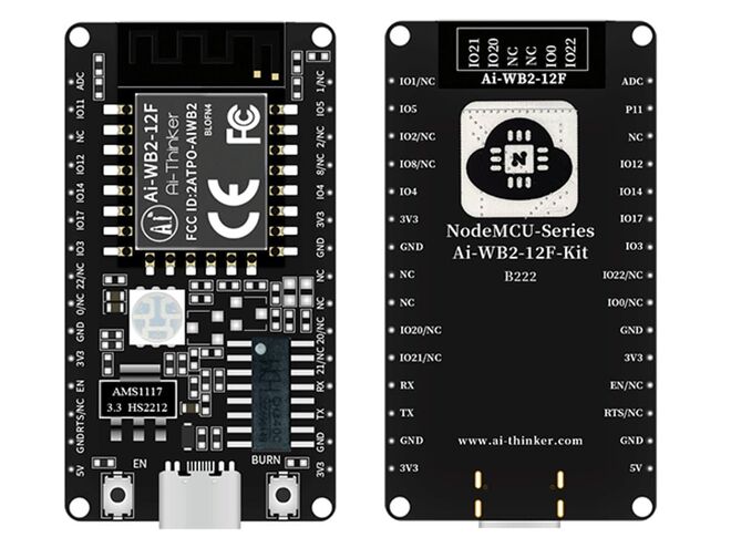 Ai-WB2-12F Wi-Fi Bluetooth Geliştirme Kartı - 1