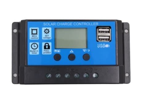 Akıllı Güneş Paneli Şarj Kontrol Cihazı Regülatörü - 10A - 1