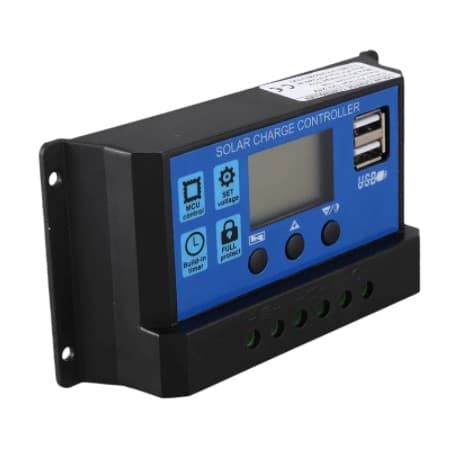 Akıllı Güneş Paneli Şarj Kontrol Cihazı Regülatörü - 20A - 2