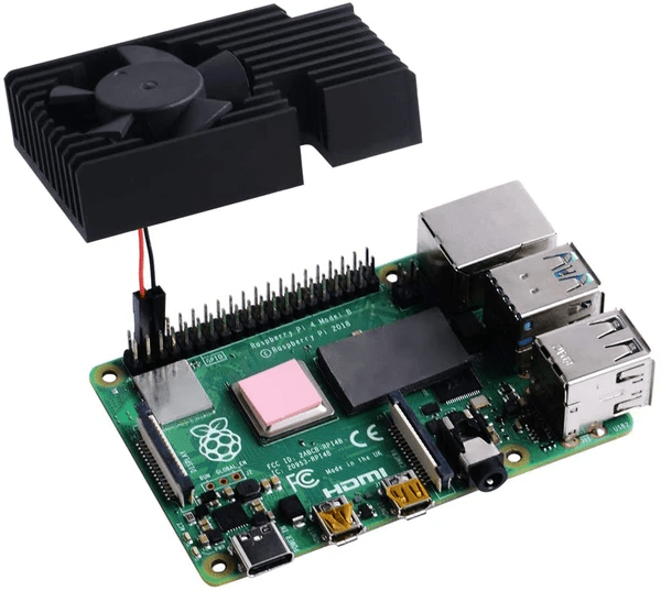 Aluminum Heatsink Cooling Kit for Raspberry Pi 4B (B Plus) - 2