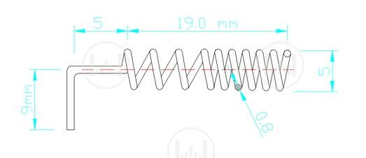 Antenna Home AH1G.302 868/915MHz GSM Spring Antenna - 2